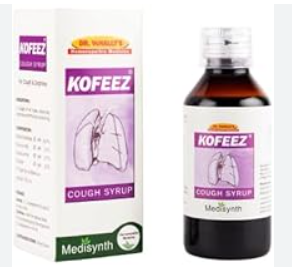 Medisynth Kofeez Sugar Free Syrup for cough and breathlessness
