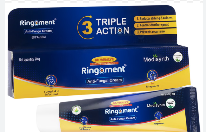 Medisynth Ringoment Anti-Fungal Cream for ringworm and fungal infections