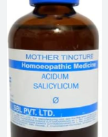 SBL Acidum Salicylicum Q 100ml homoeopathic mother tincture bottle