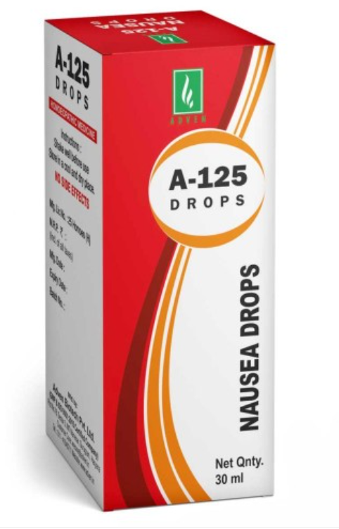 Adven A-125 Nausea Drops for nausea, vomiting, and digestive comfort support