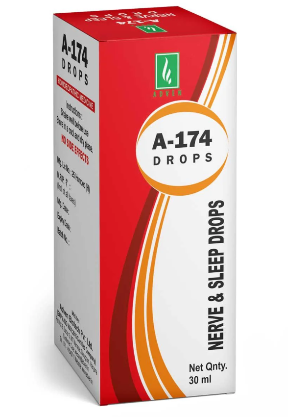 Adven A-174 Nerve & Sleep Drops for insomnia and relaxation support