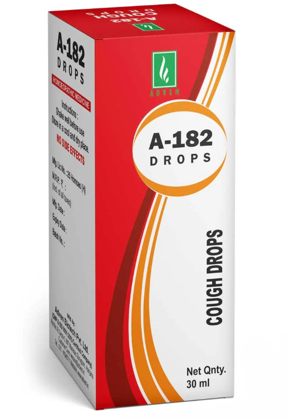 Adven A-182 Cough Drops for bronchial relief and throat comfort support