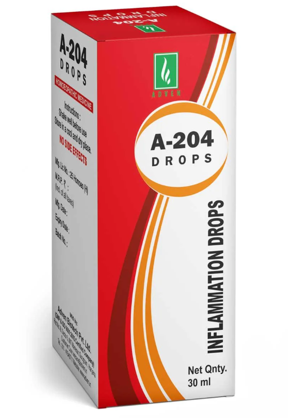 Adven A-204 Inflammation Drops for swelling and inflammation support