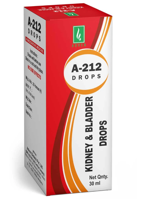 Adven A-212 Kidney & Bladder Drops for urinary comfort and UTI support