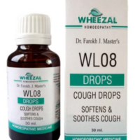 Wheezal WL08 Cough Drops for persistent cough relief and chest congestion support