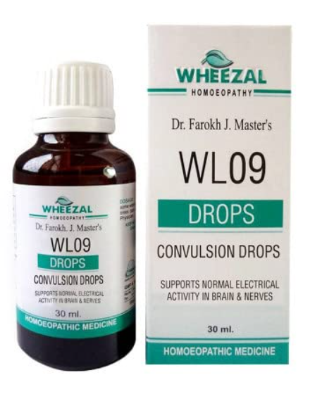 Wheezal WL09 Convulsion Drops for nervous system and brain health support
