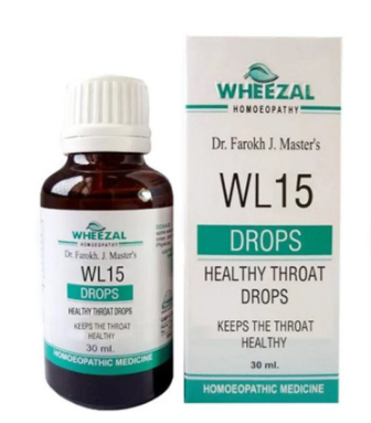 Wheezal WL15 Healthy Throat Drops for throat infection relief and respiratory support
