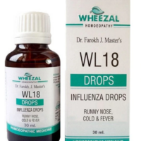 Wheezal WL18 Influenza Drops for flu symptom relief and respiratory comfort