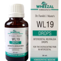 Wheezal WL19 Intercostal Neuralgia Drops for nerve-related chest pain relief