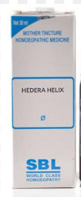 SBL Hedera Helix Q 100ml homeopathic mother tincture for respiratory and nervous support
