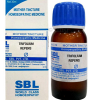 SBL Trifolium Repens Q 100ml homeopathic mother tincture bottle