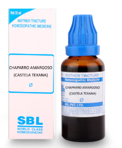 SBL Chaparro Amargoso Castela Texana Q 100ml homeopathic mother tincture bottle