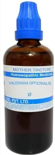 SBL Valeriana Officinalis Q 100ml homeopathic mother tincture bottle