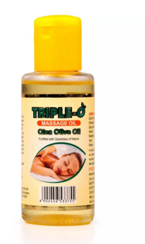SBL Triple-O Massage Oil 100ml Ayurvedic oil for muscle pain and skin glow