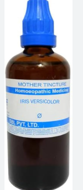 SBL Iris Versicolor Q 100ml homeopathic mother tincture bottle for digestive health
