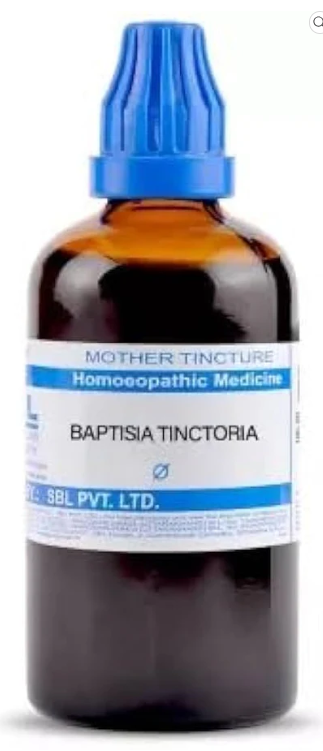 SBL Baptisia Tinctoria Q 100ml homeopathic mother tincture for fever and flu support