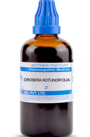 SBL Drosera Rotundifolia Q 100ml homeopathic mother tincture for respiratory and throat support