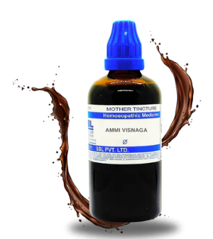 SBL Ammi Visnaga Q 100ml homeopathic mother tincture for muscle spasms and respiratory support