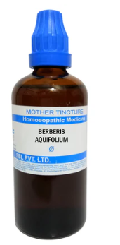 SBL Berberis Aquifolium Q 100ml homeopathic mother tincture for acne and skin health
