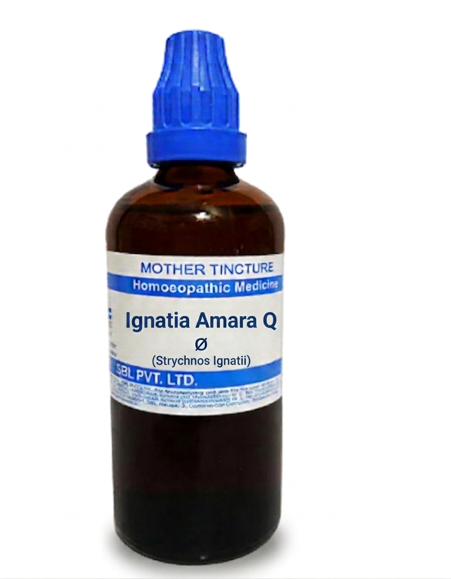 SBL Ignatia Amara Q 100ml homeopathic mother tincture bottle for emotional support