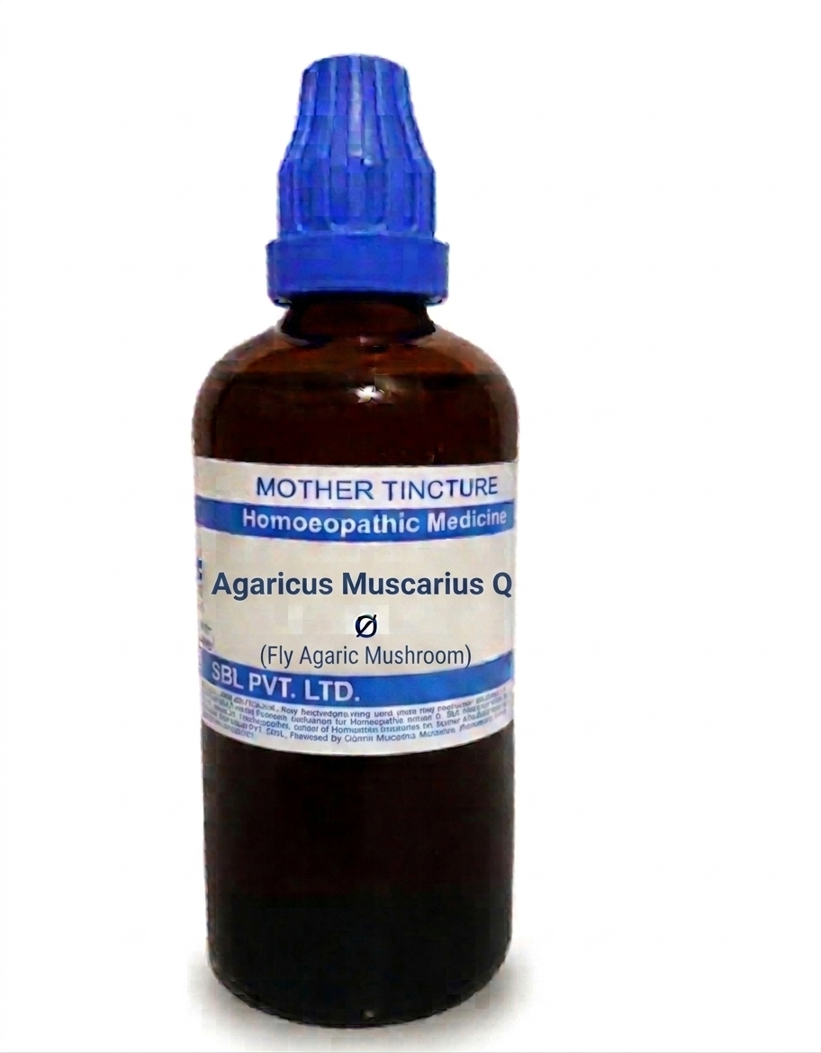 SBL Agaricus Muscarius 1000 CH 100ml – Homeopathic Remedy for Nervous System & Muscle Comfort