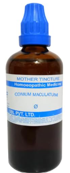 SBL Conium Maculatum Q 100ml homeopathic mother tincture for glandular pain and spasms