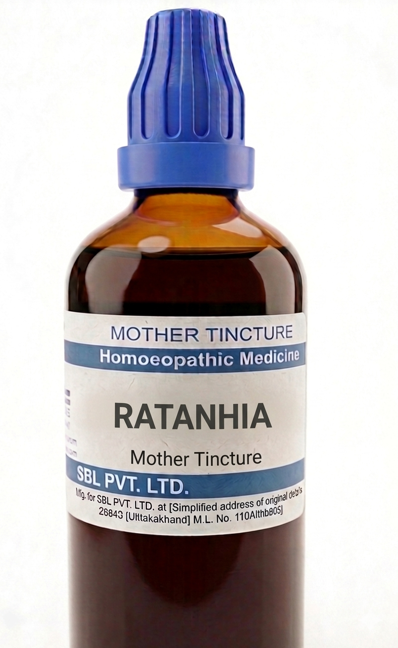 SBL Ratanhia Q 100 ml for fissures and digestive support