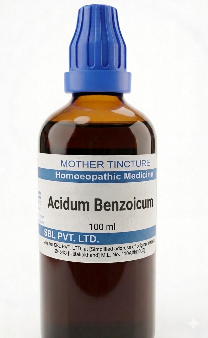 SBL Acidum Benzoicum Q 100 ml for urinary and joint support