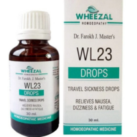 Wheezal WL23 Travel Sickness Drops for motion sickness and travel nausea relief
