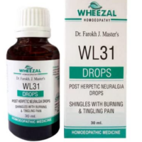 Wheezal WL31 Post Herpetic Neuralgia Drops for nerve pain and burning relief support