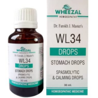 Wheezal WL34 Stomach Drops for indigestion and digestive comfort support
