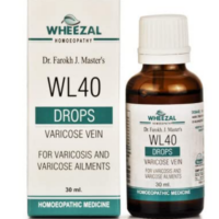 Wheezal WL40 Varicose Veins Drops for vein health and leg comfort support