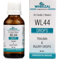 Wheezal WL44 Trauma & Injury Drops for injury recovery and pain relief support