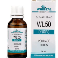 Wheezal WL50 Psoriasis Drops for psoriasis relief and skin health support