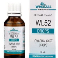 Wheezal WL52 Ovarian Cyst Drops for hormonal balance and ovarian health support
