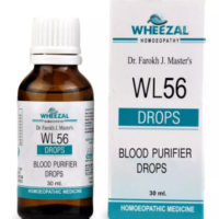 Wheezal WL56 Blood Purifier Drops for clear skin and detox support