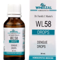 Wheezal WL58 Dengue Drops for fever relief and recovery support