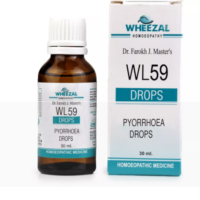Wheezal WL59 Pyorrhoea Drops for gum pain relief and oral health support