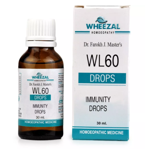Wheezal WL60 Immunity Drops for immune boost and overall wellness support