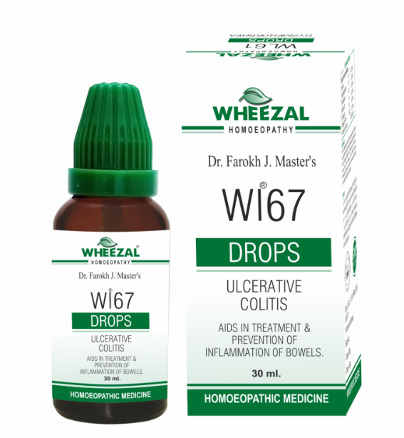 Wheezal WL67 Drops for colon comfort and digestive support