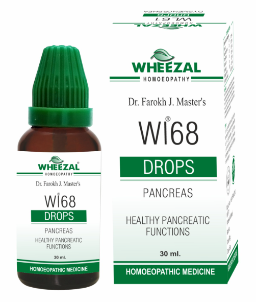 Wheezal WL68 Drops for pancreatic and digestive support
