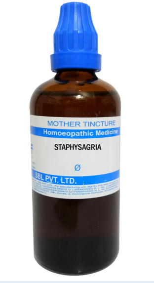 SBL Staphysagria Mother Tincture Q for emotional balance and irritability relief