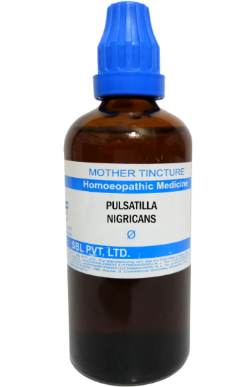 SBL Pulsatilla Nigricans Mother Tincture Q for cold relief and wellness support