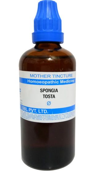 SBL Spongia Tosta Mother Tincture Q for respiratory and thyroid support