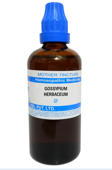 SBL Gossypium Herbaceum Mother Tincture Q for female wellness support