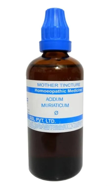 SBL Acidum Muriaticum Q 100 ml for energy and skin support