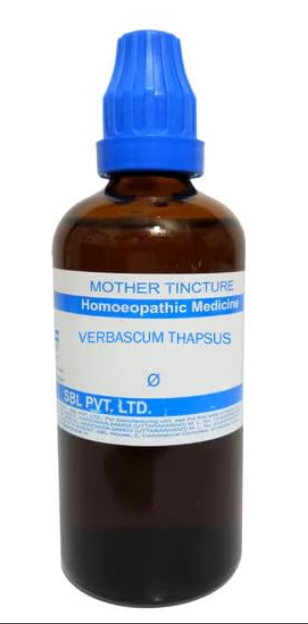 SBL Verbascum Thapsus Q 100 ml for respiratory and ear support