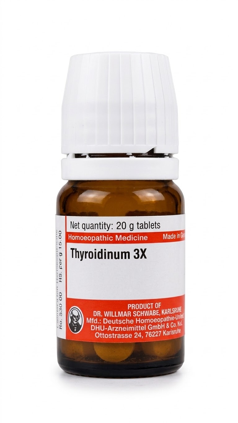 Thyroidinum 3X Drops for thyroid health and metabolic balance support