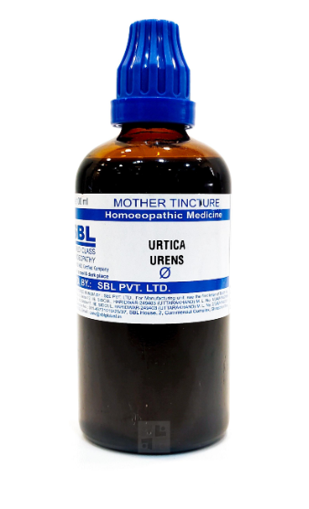 SBL Urtica Urens Q 100 ml for burns, skin irritation, and joint pain relief