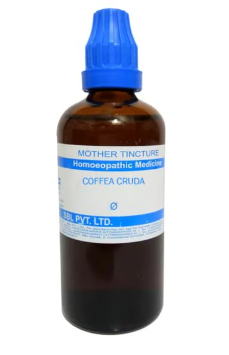 SBL Coffea Cruda Q 100 ml for tooth sensitivity and nervous support